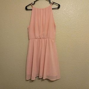 Dirty Ballerina Pink Chiffon Lined Dress